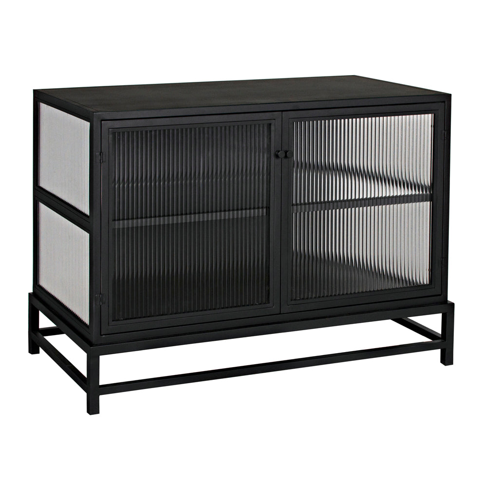 Chandler 2 Door Sideboard, Black Iron by NOIR