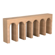 Enzo Console, Extra Large, White Oak by NOIR