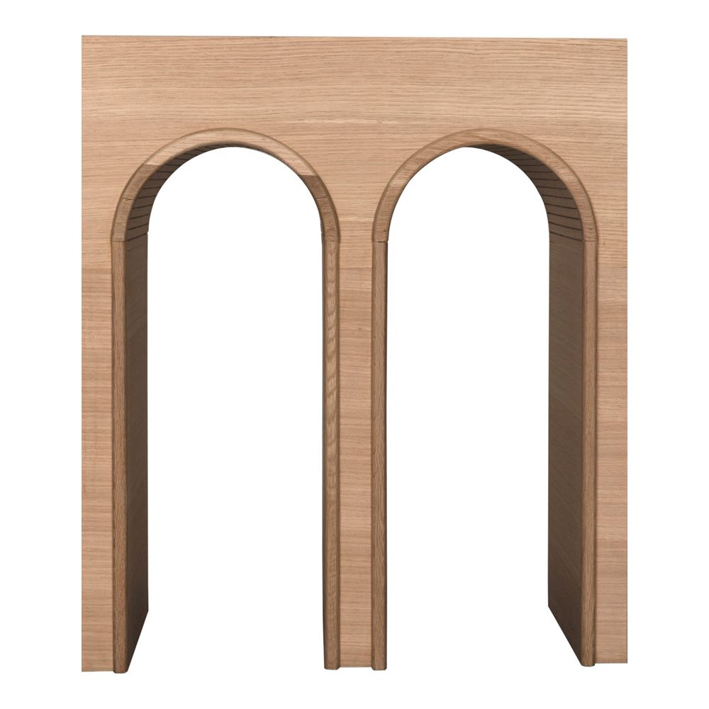 Enzo Console, Extra Large, White Oak by NOIR