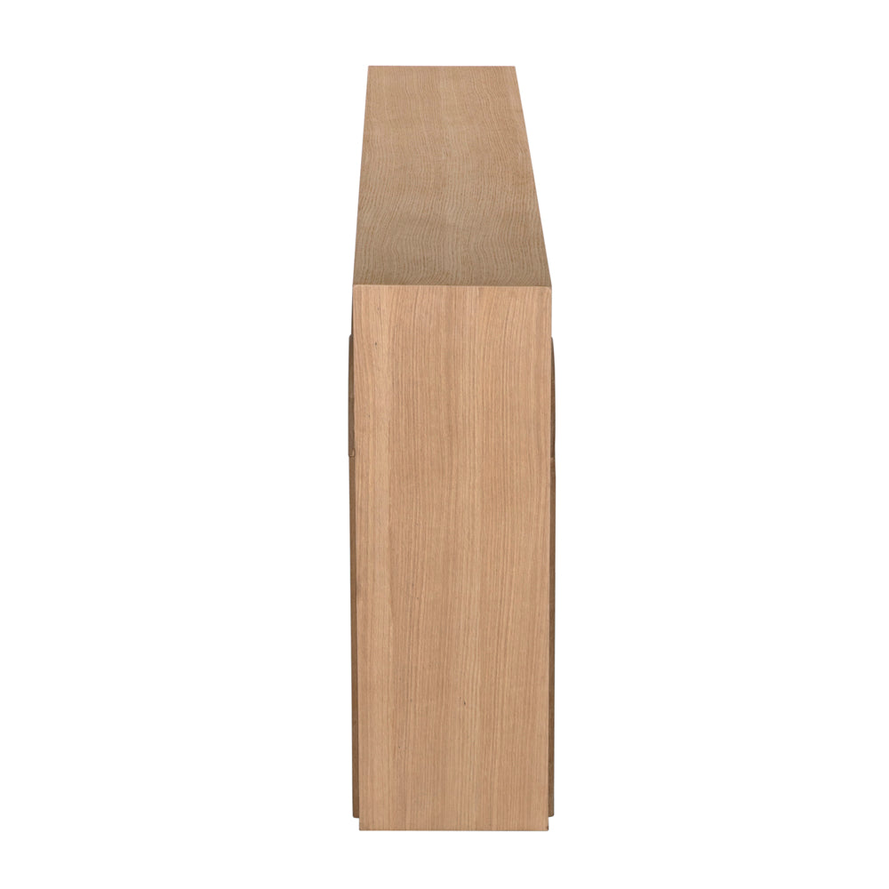 Enzo Console, Extra Large, White Oak by NOIR