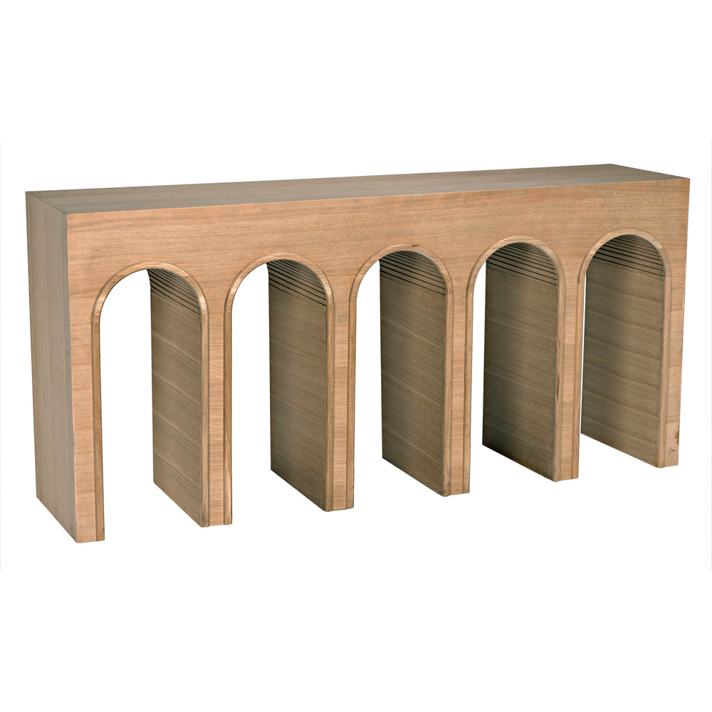 Enzo Console, White Oak by NOIR