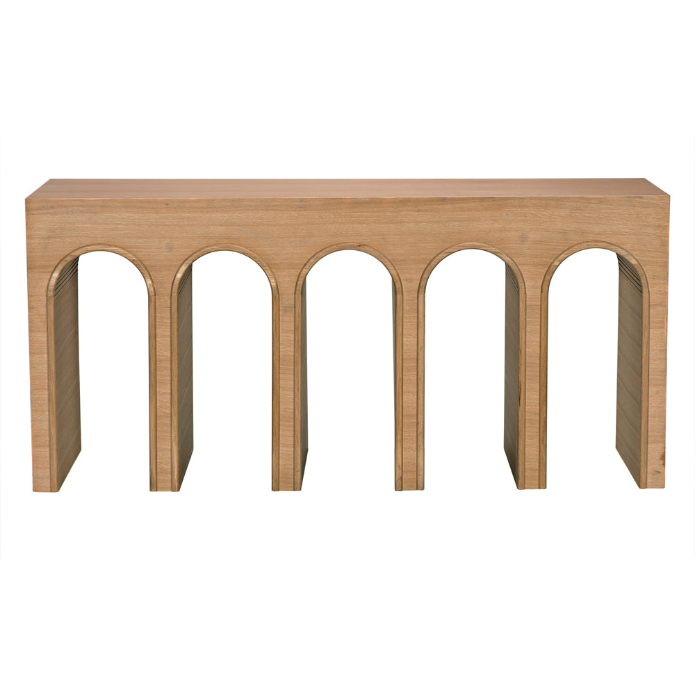 Enzo Console, White Oak by NOIR