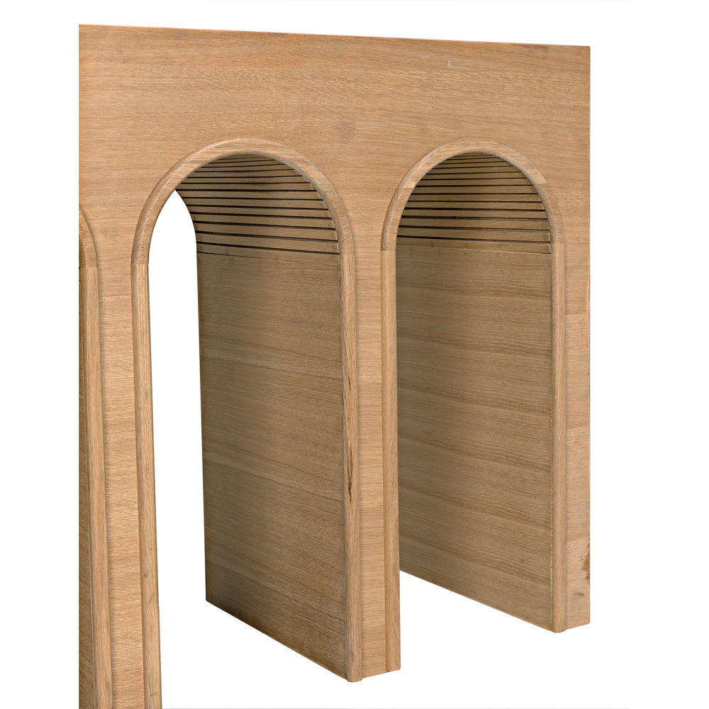 Enzo Console, White Oak by NOIR