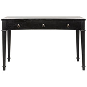 Curba Desk, Hand Rubbed Black by NOIR