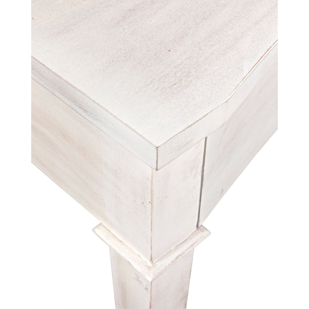 Curba Desk, White Wash by NOIR
