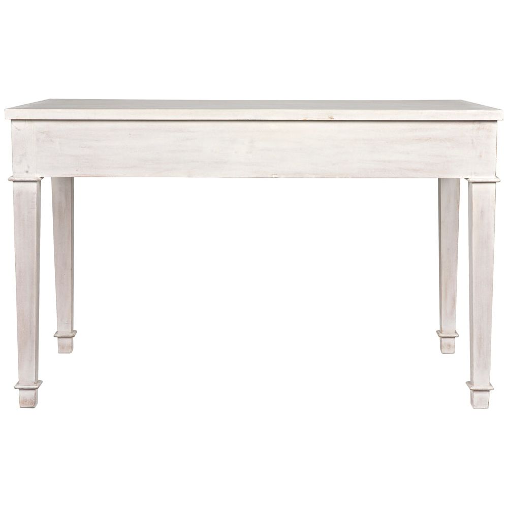 Curba Desk, White Wash by NOIR