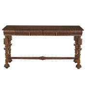 Portuguese Desk, Small, Hand Rubbed Brown by NOIR