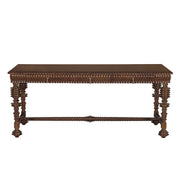 Portuguese Desk, Hand Rubbed Brown by NOIR
