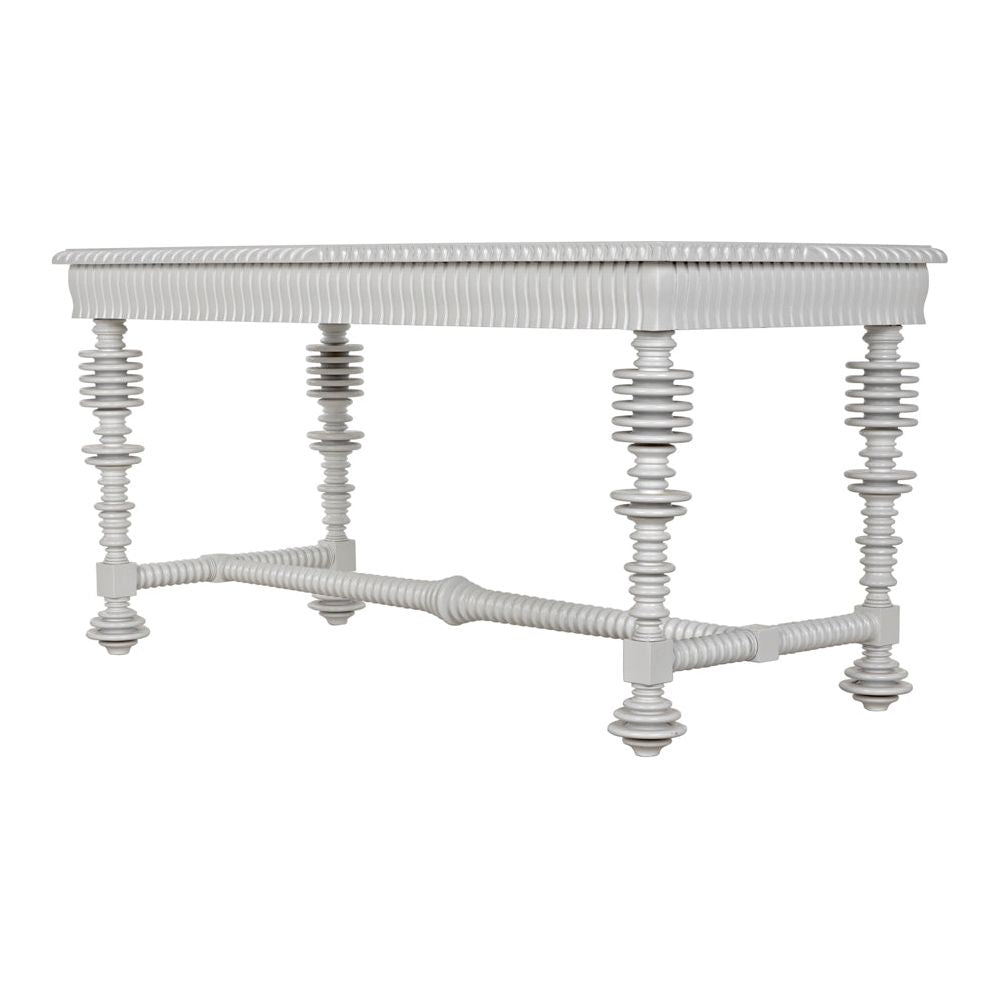 Portuguese Desk, Small, Solid White by NOIR
