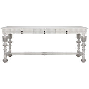 Portuguese Desk, Solid White by NOIR
