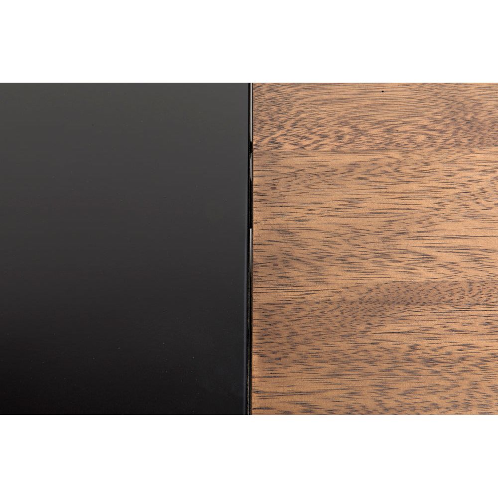 Algeron Desk with Black Iron by NOIR