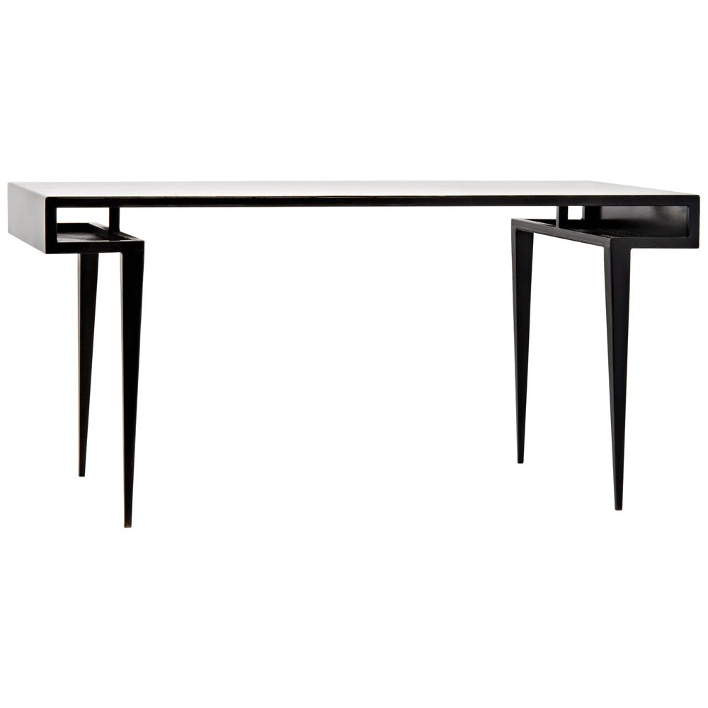 Stiletto Desk, Black Iron by NOIR