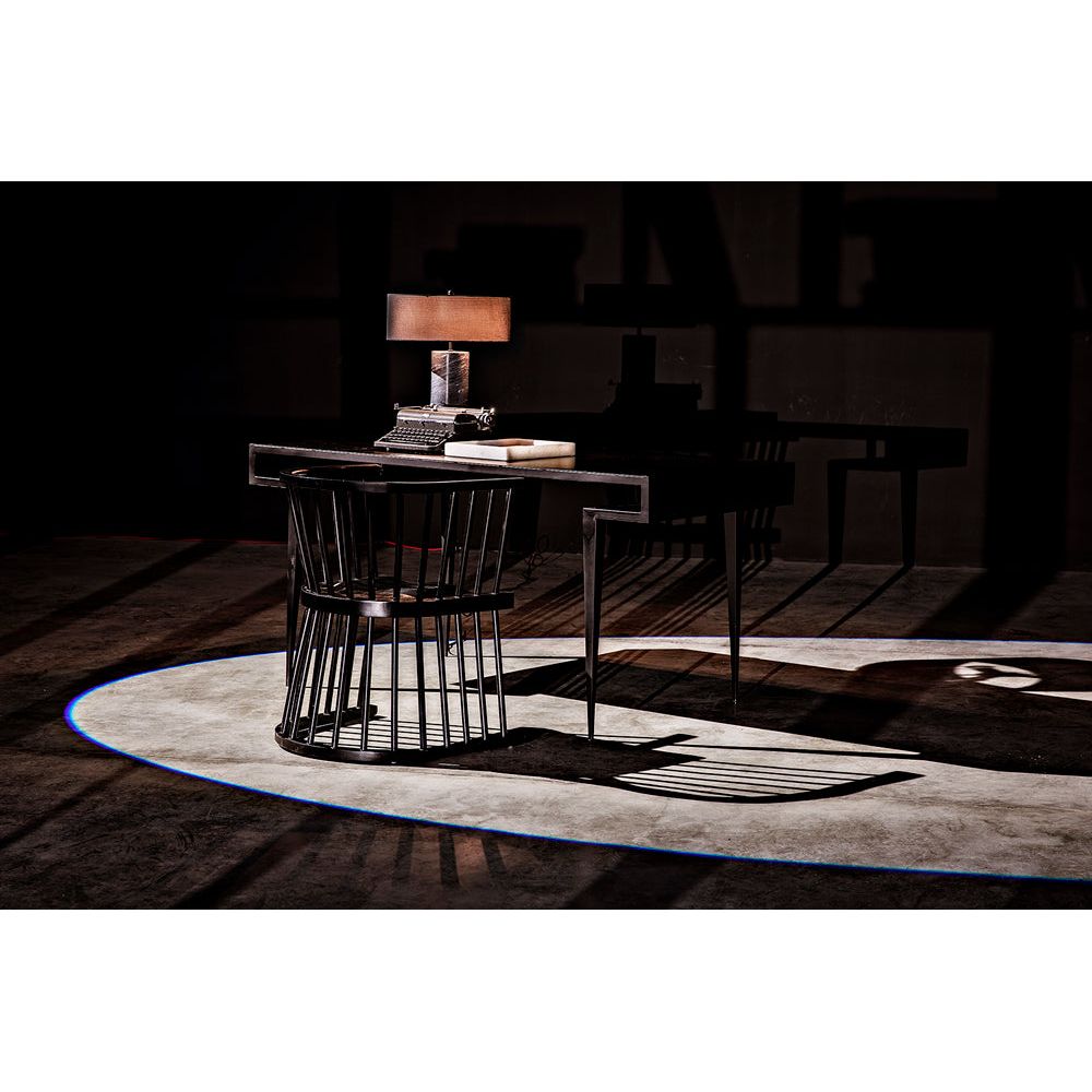 Stiletto Desk, Black Iron by NOIR