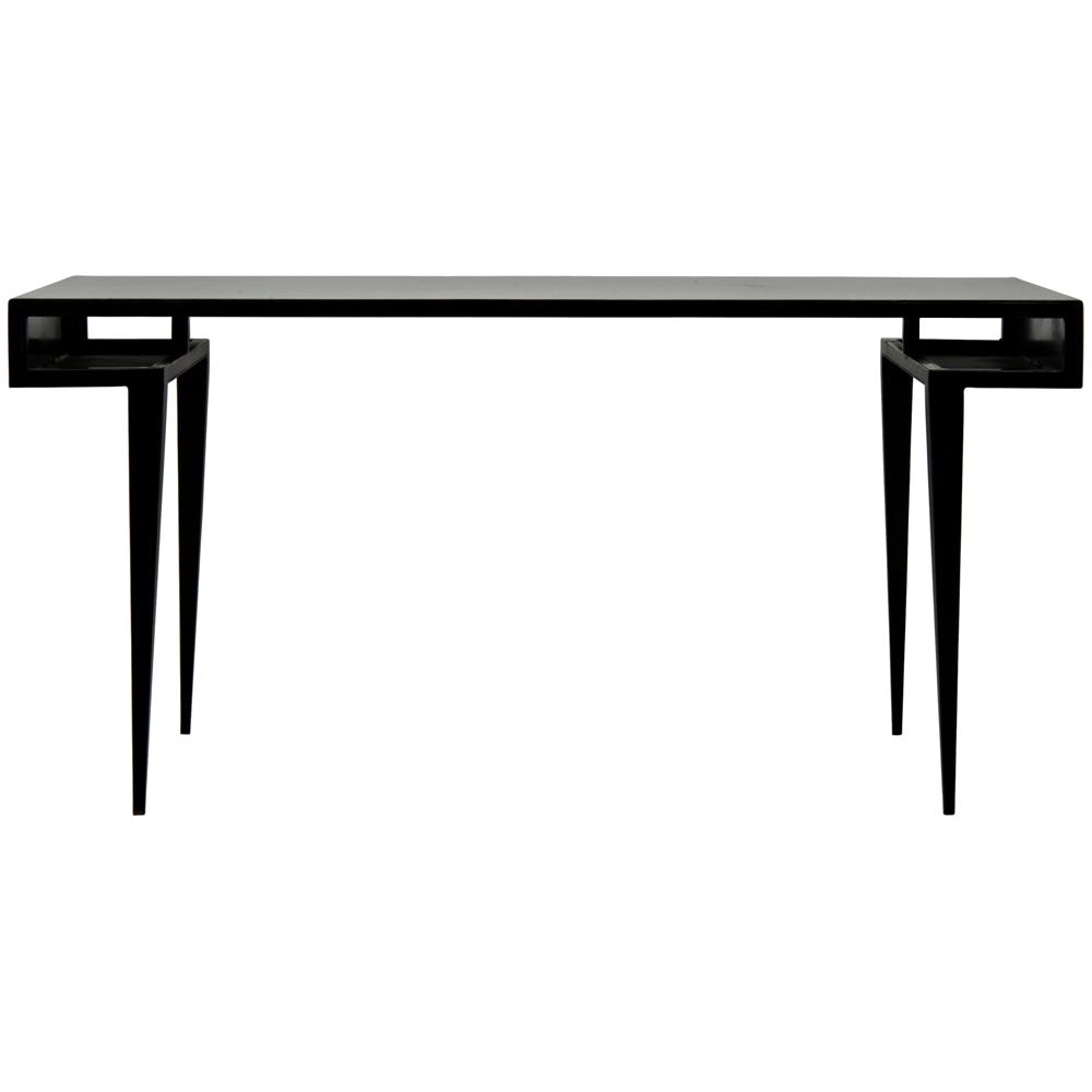 Stiletto Desk, Black Iron by NOIR