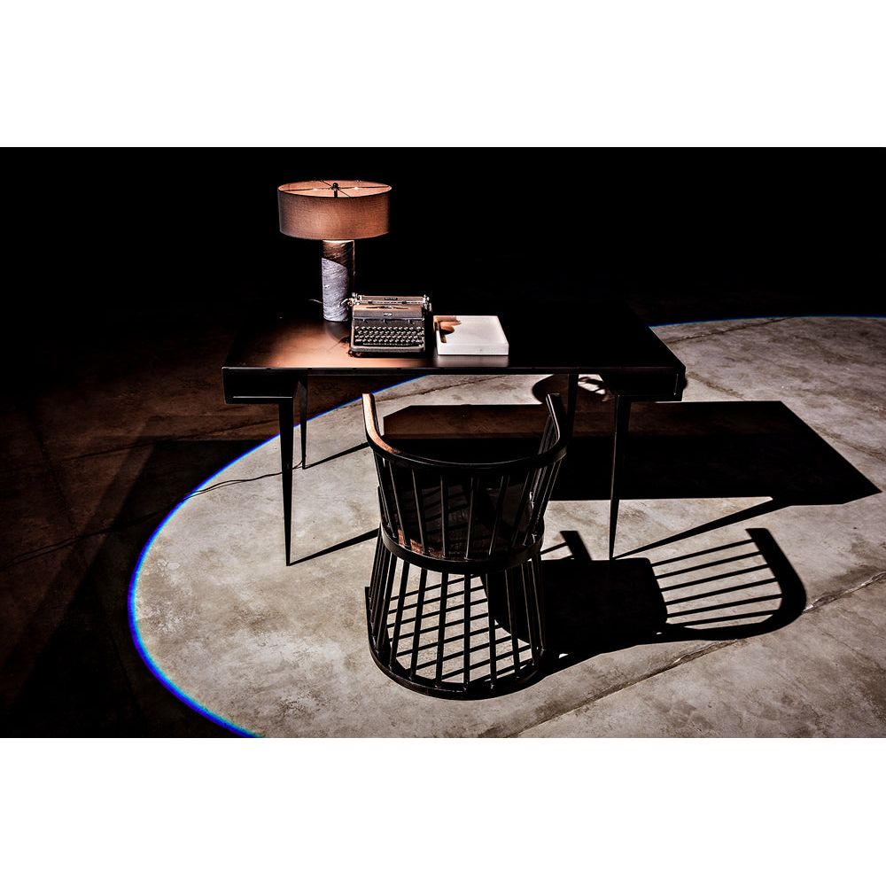 Stiletto Desk, Black Iron by NOIR