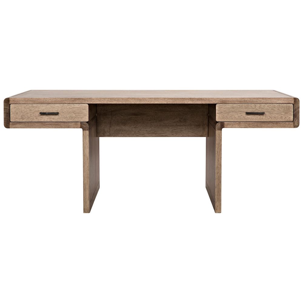 Degas Desk, Washed Walnut by NOIR