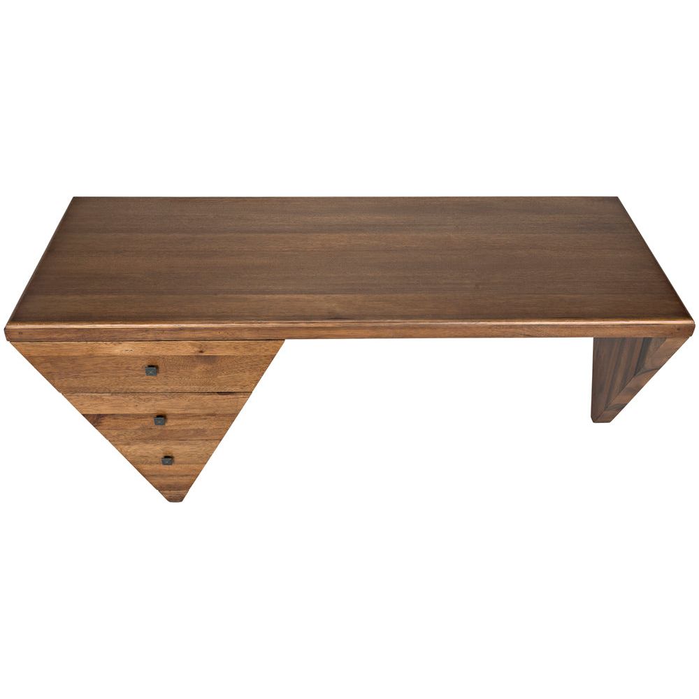 Tetramo Desk, Dark Walnut by NOIR