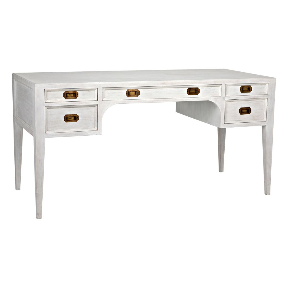 Africa Desk, White Wash by NOIR