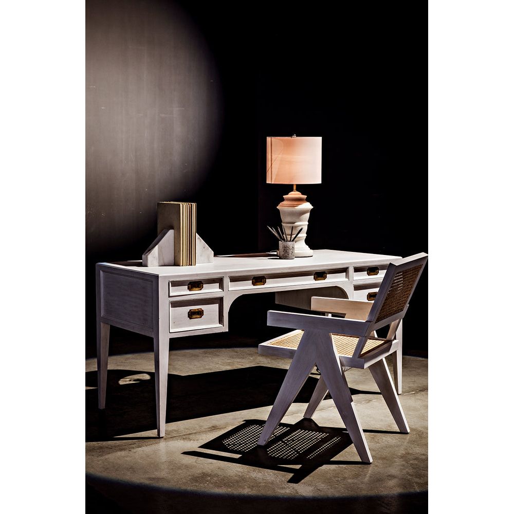 Africa Desk, White Wash by NOIR