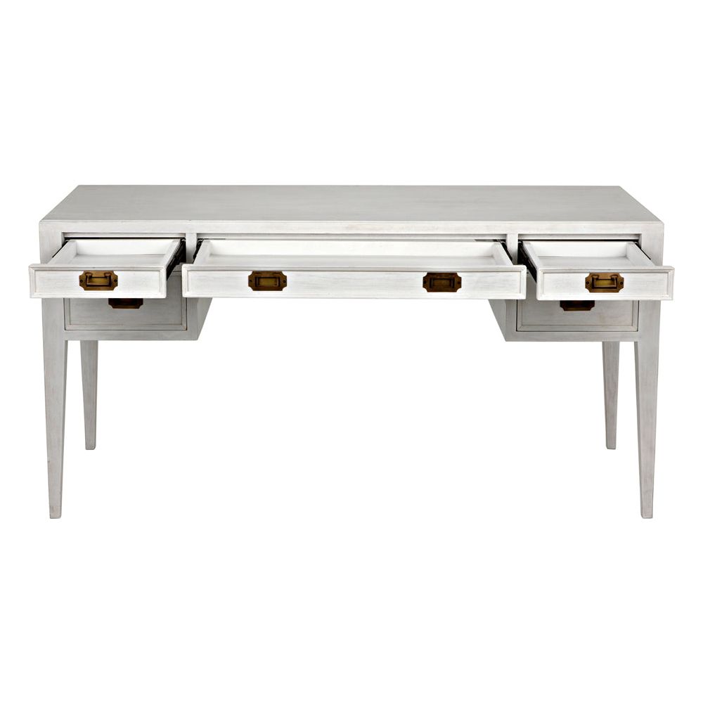 Africa Desk, White Wash by NOIR