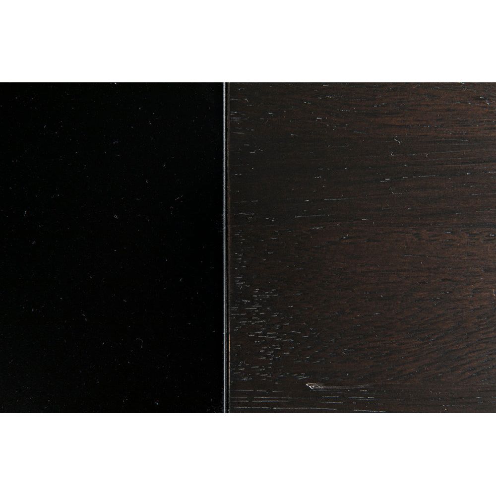 Alvaro Desk, Black Iron with Ebony Walnut by NOIR