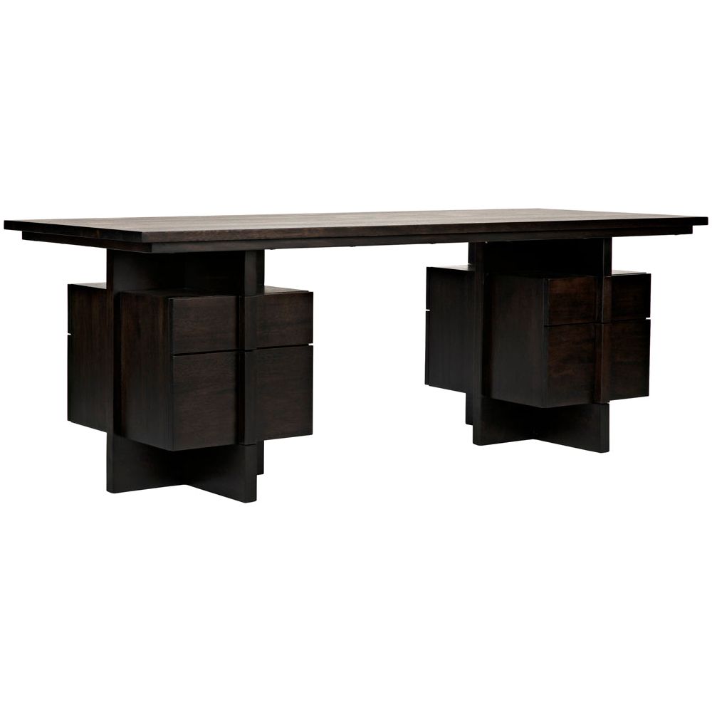 Bridge Desk, Ebony Walnut by NOIR