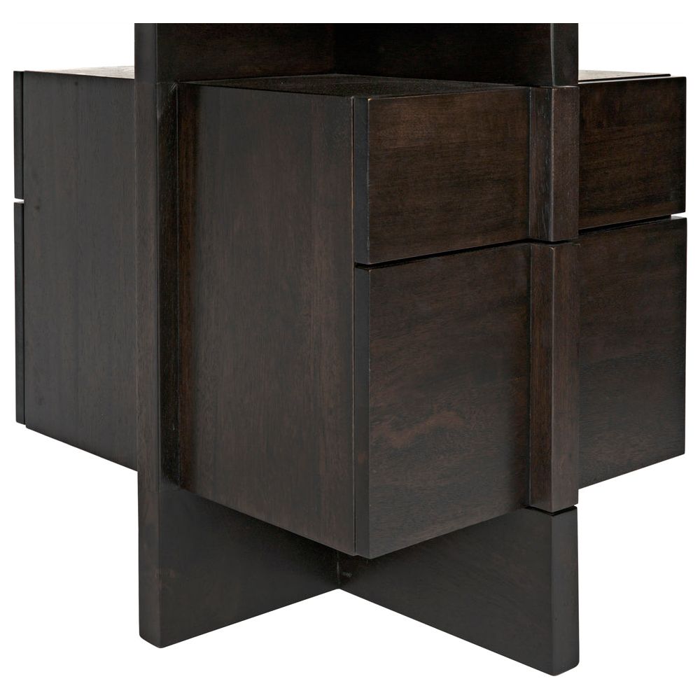 Bridge Desk, Ebony Walnut by NOIR