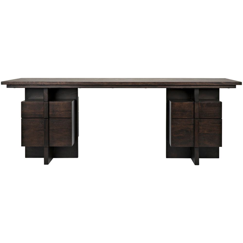 Bridge Desk, Ebony Walnut by NOIR
