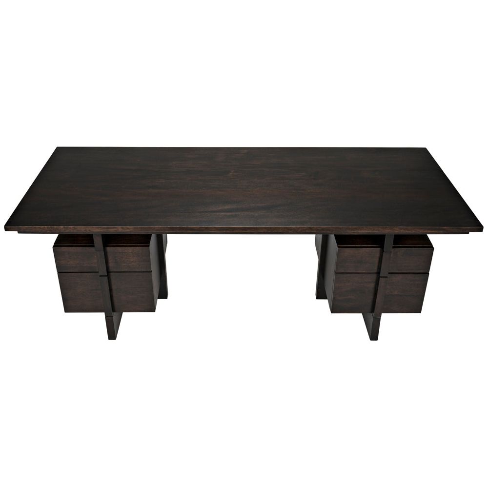 Bridge Desk, Ebony Walnut by NOIR