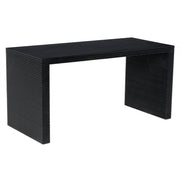 Manhattan Desk, Hand Rubbed Black by NOIR