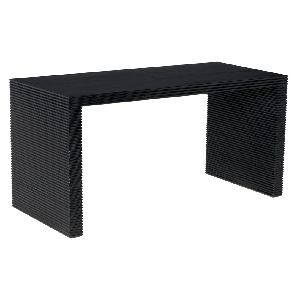 Manhattan Desk, Hand Rubbed Black by NOIR