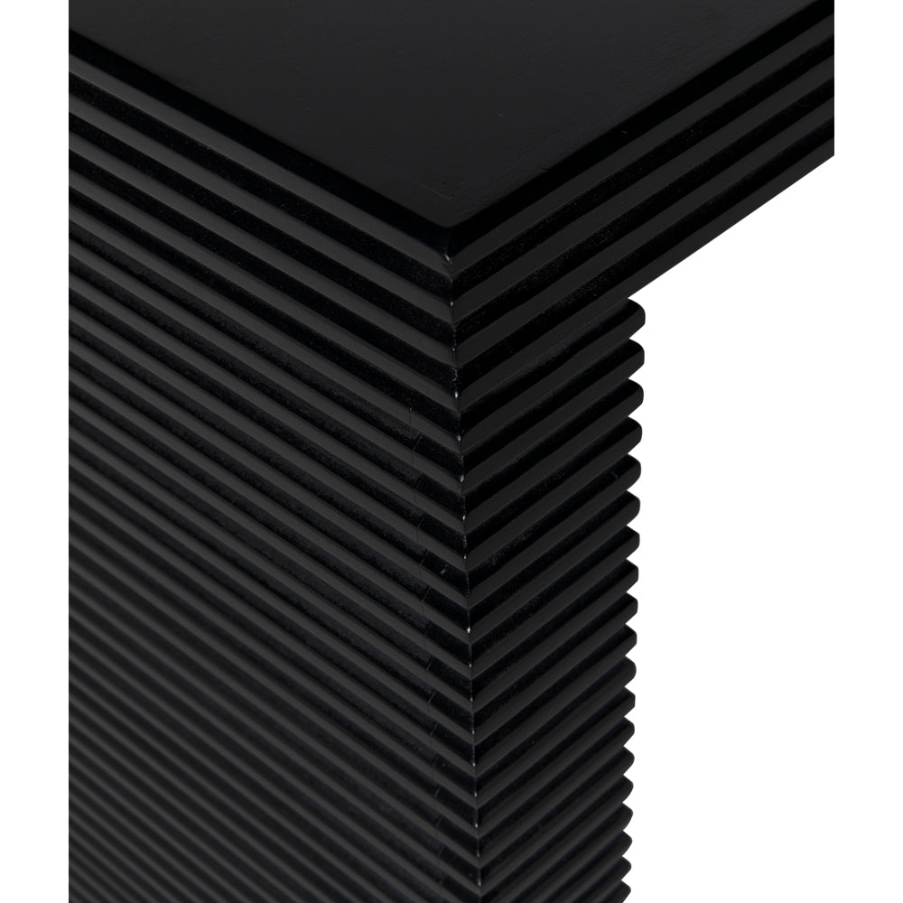 Manhattan Desk, Hand Rubbed Black by NOIR