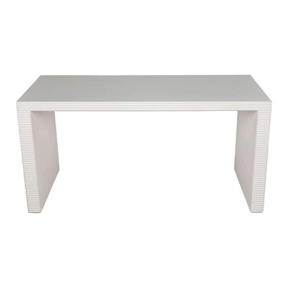 Manhattan Desk, Solid White by NOIR