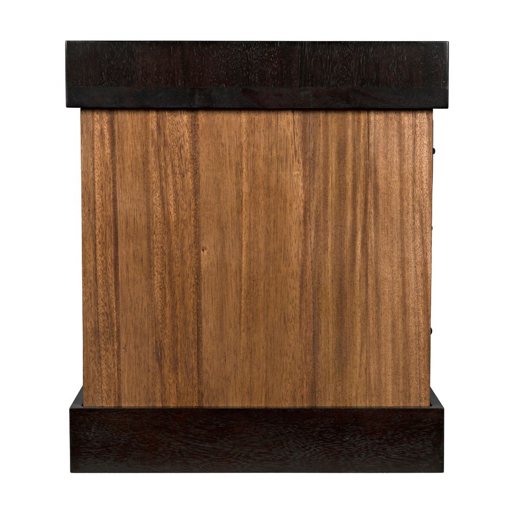 Bentley Desk, Dark/Ebony Walnut by NOIR