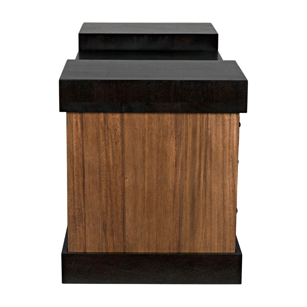 Bentley Desk, Dark/Ebony Walnut by NOIR