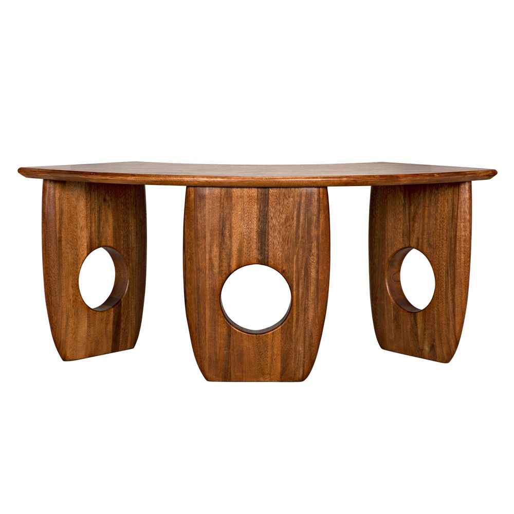 Lobster Desk, Dark Walnut by NOIR