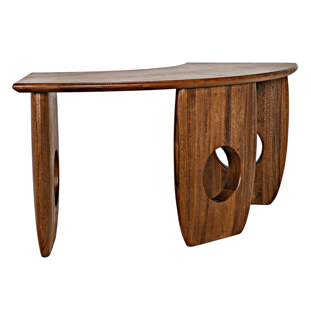 Lobster Desk, Dark Walnut by NOIR