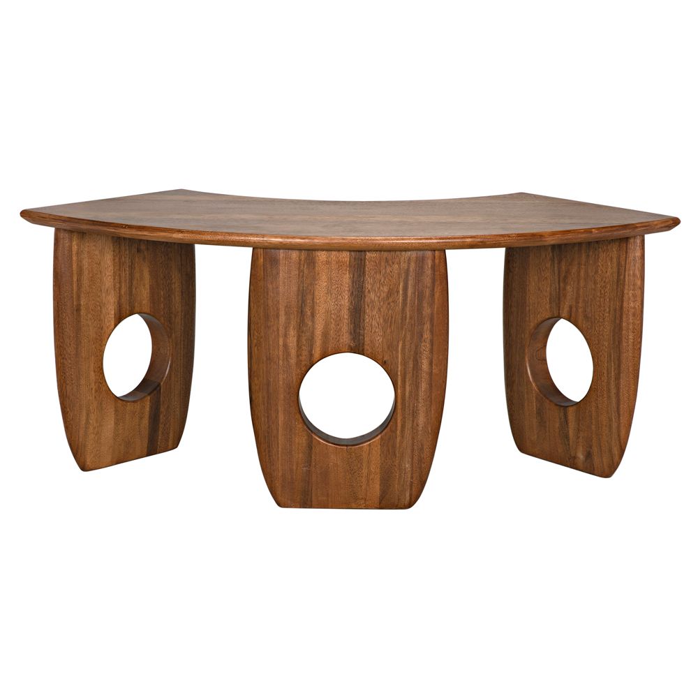Lobster Desk, Dark Walnut by NOIR