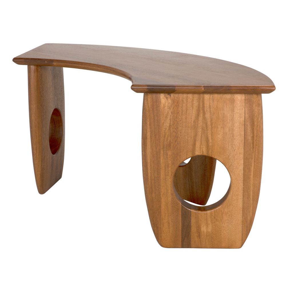 Lobster Desk, Dark Walnut by NOIR