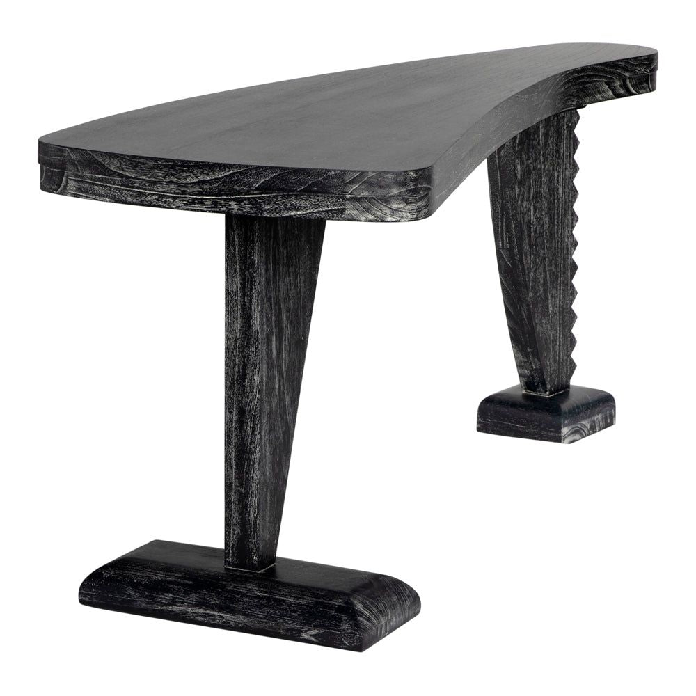 Zigmund Desk, Cinder Black by NOIR