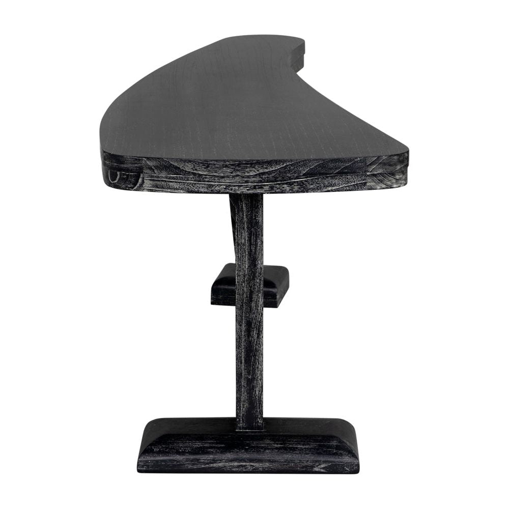 Zigmund Desk, Cinder Black by NOIR