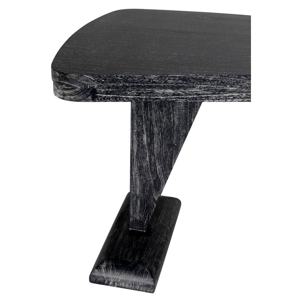 Zigmund Desk, Cinder Black by NOIR