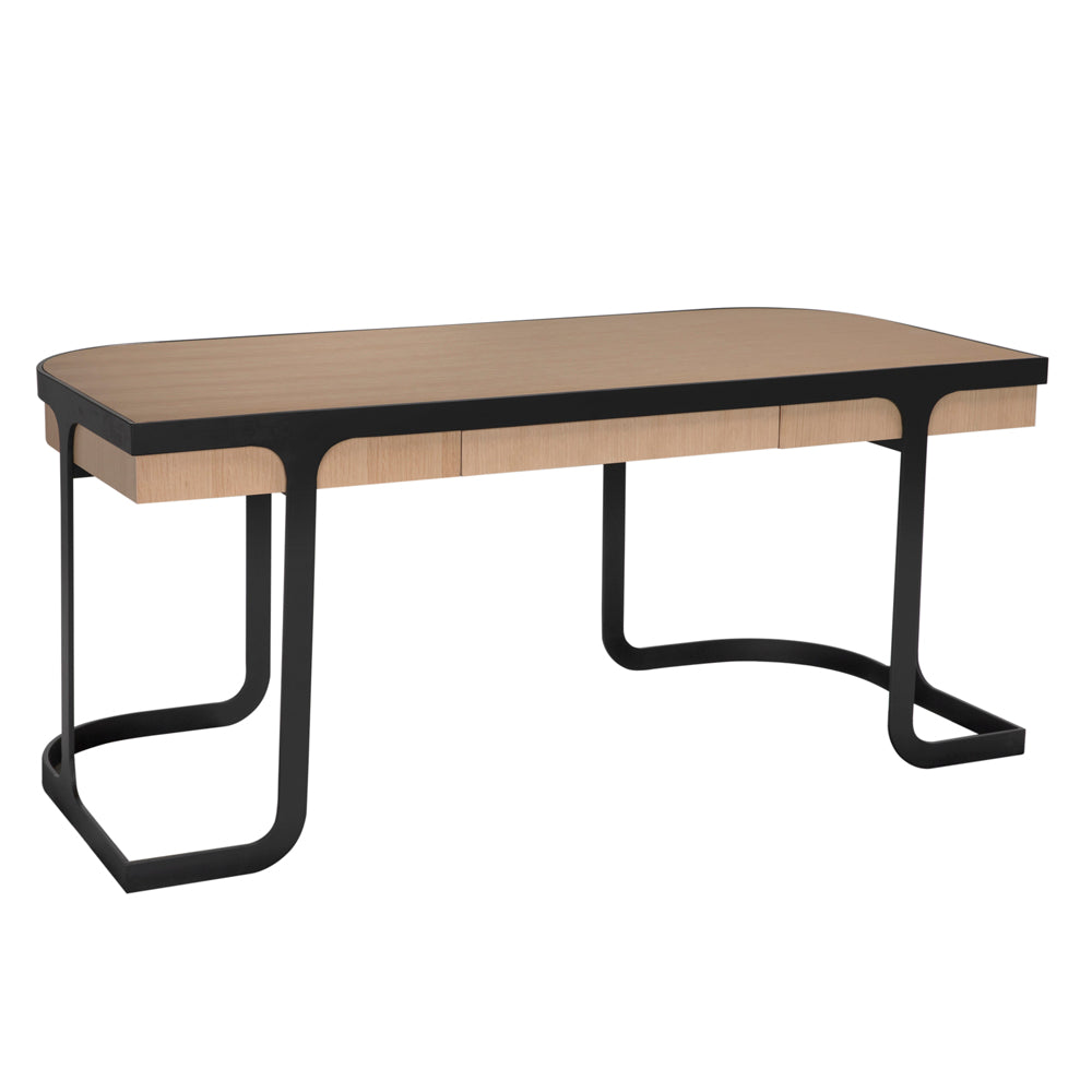 Hamilton Desk, White Oak by NOIR