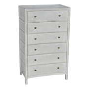 Hampton Tall Boy, White Wash by NOIR