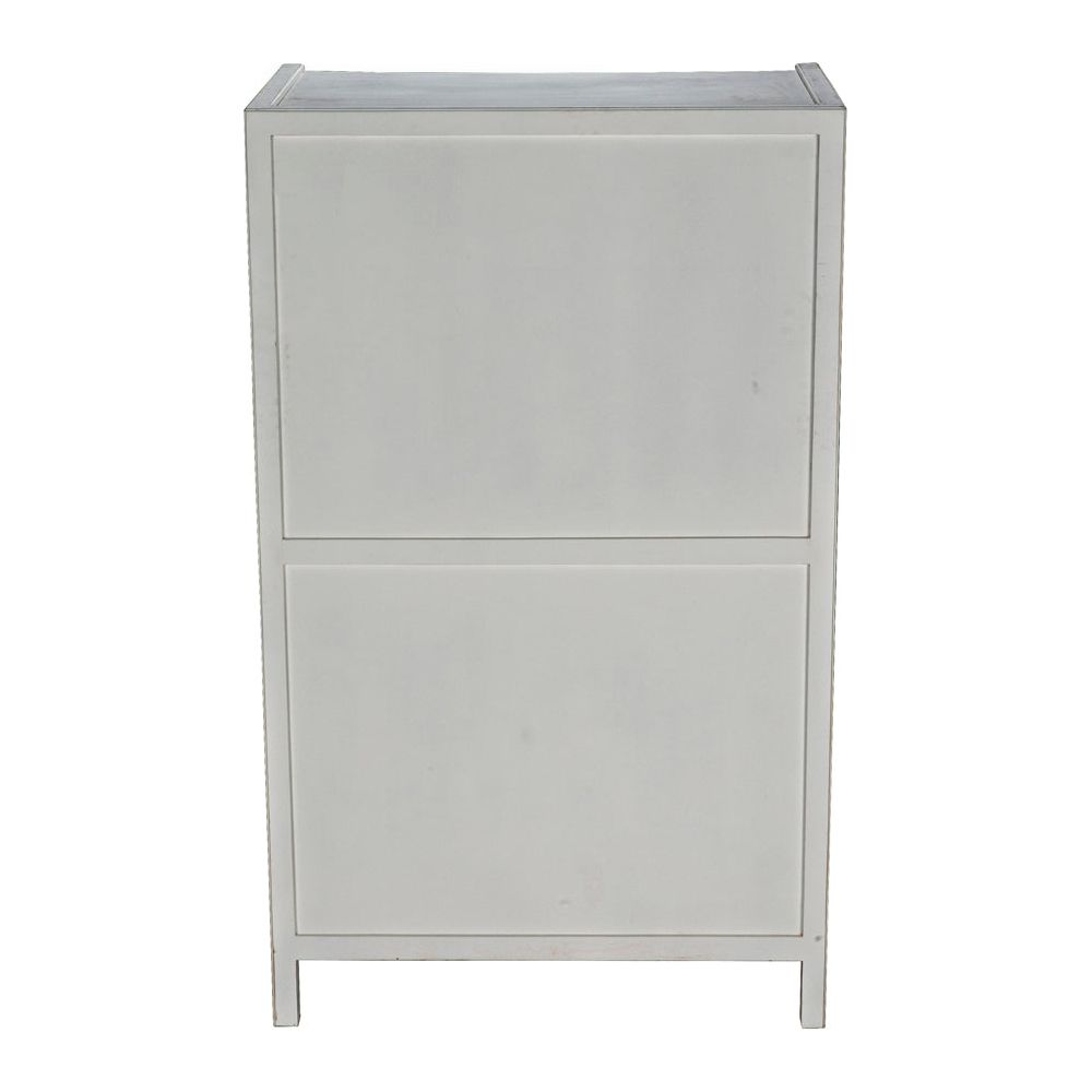 Hampton Tall Boy, White Wash by NOIR