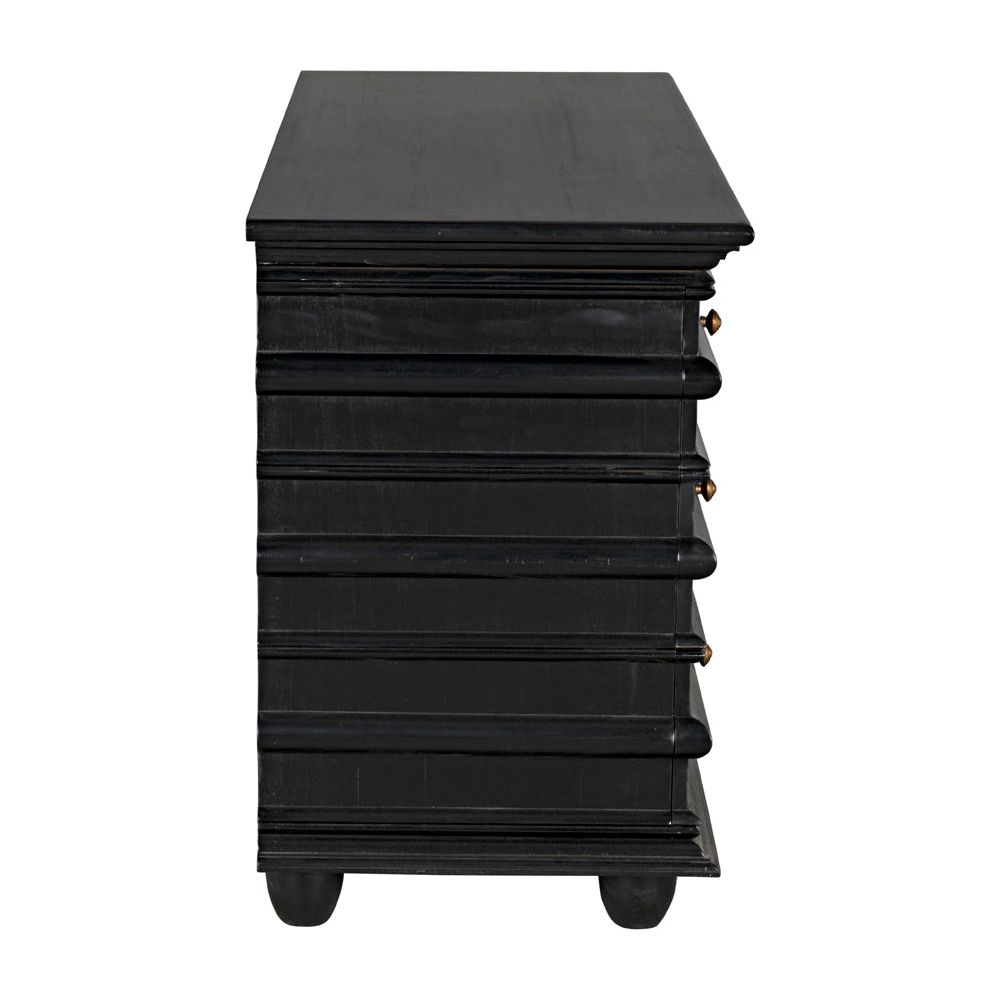 Ascona Chest, Hand Rubbed Black by NOIR
