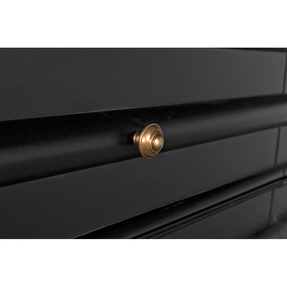 Ascona Chest, Hand Rubbed Black by NOIR