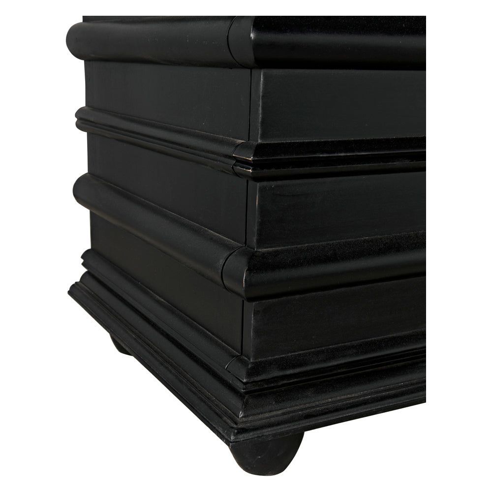 Ascona Chest, Hand Rubbed Black by NOIR