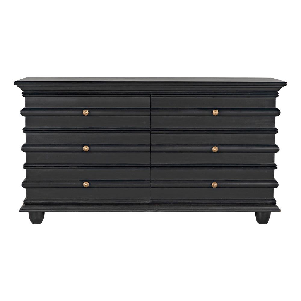 Ascona Chest, Hand Rubbed Black by NOIR