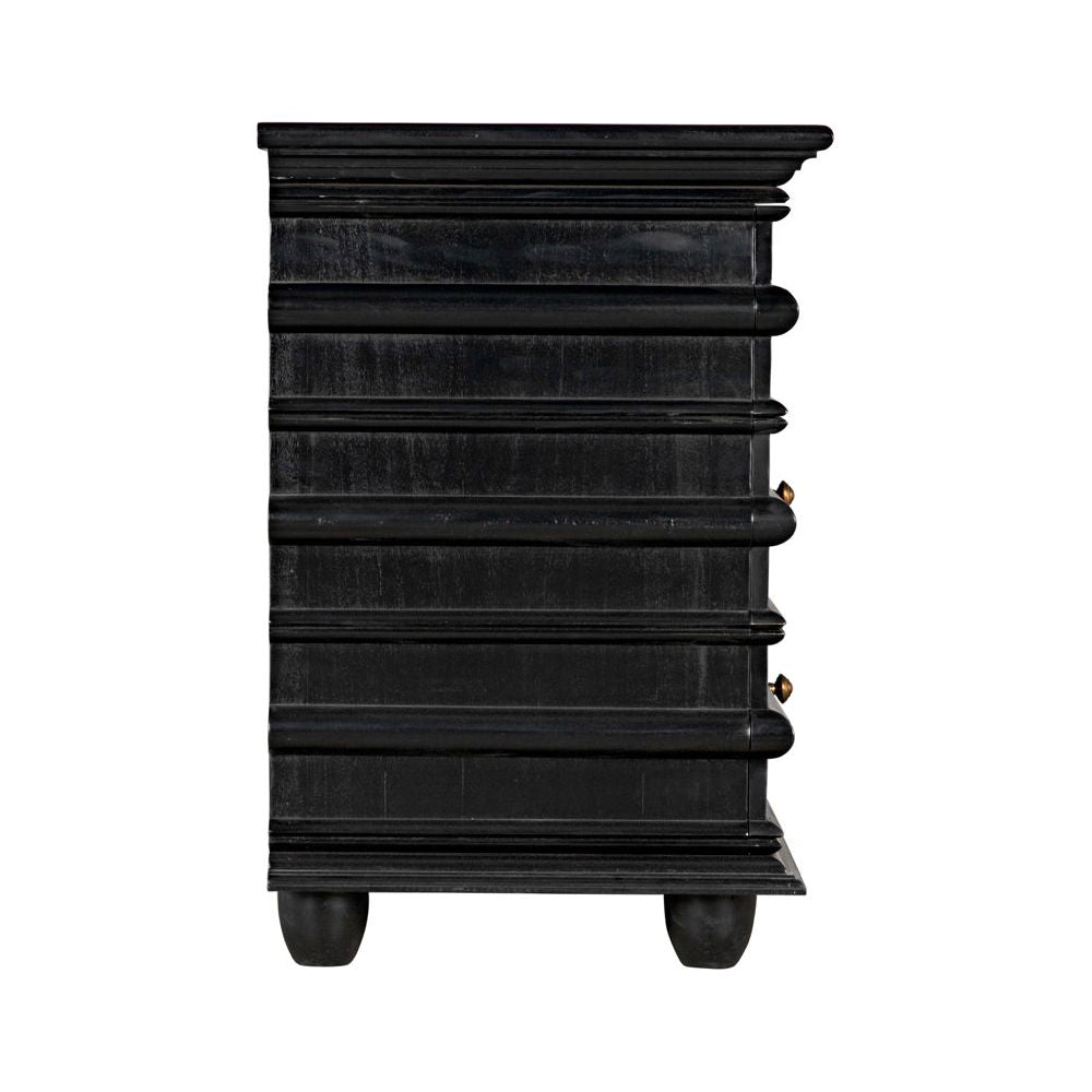 Ascona Chest, Hand Rubbed Black by NOIR